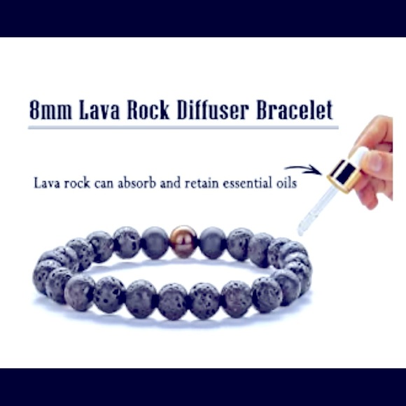 Lava Rock Diffuser Bracelet. - Picture 7 of 7